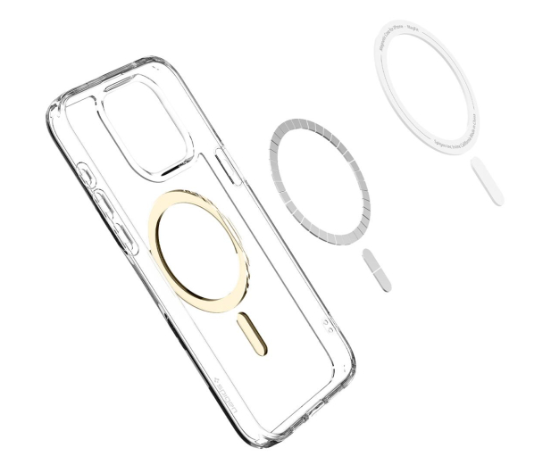 SPIGEN Ultra Hybrid Mag Magsafe do iPhone 15 Pro Max gold ACS06579 - 1178933 - zdjęcie 4